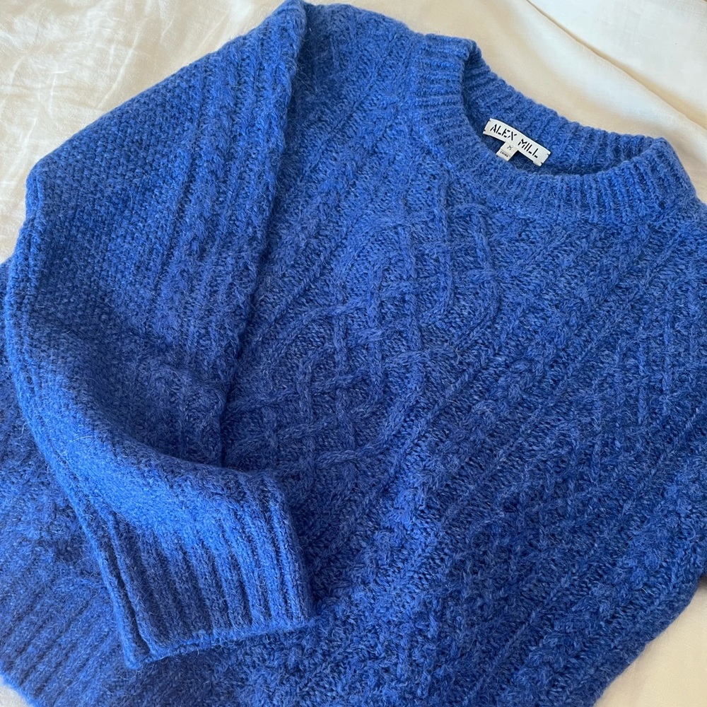 Alex Mill Blue Crew Neck Sweater